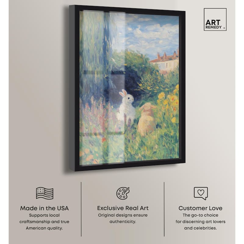 Quiet Gardeners Shadowbox by Art Remedy