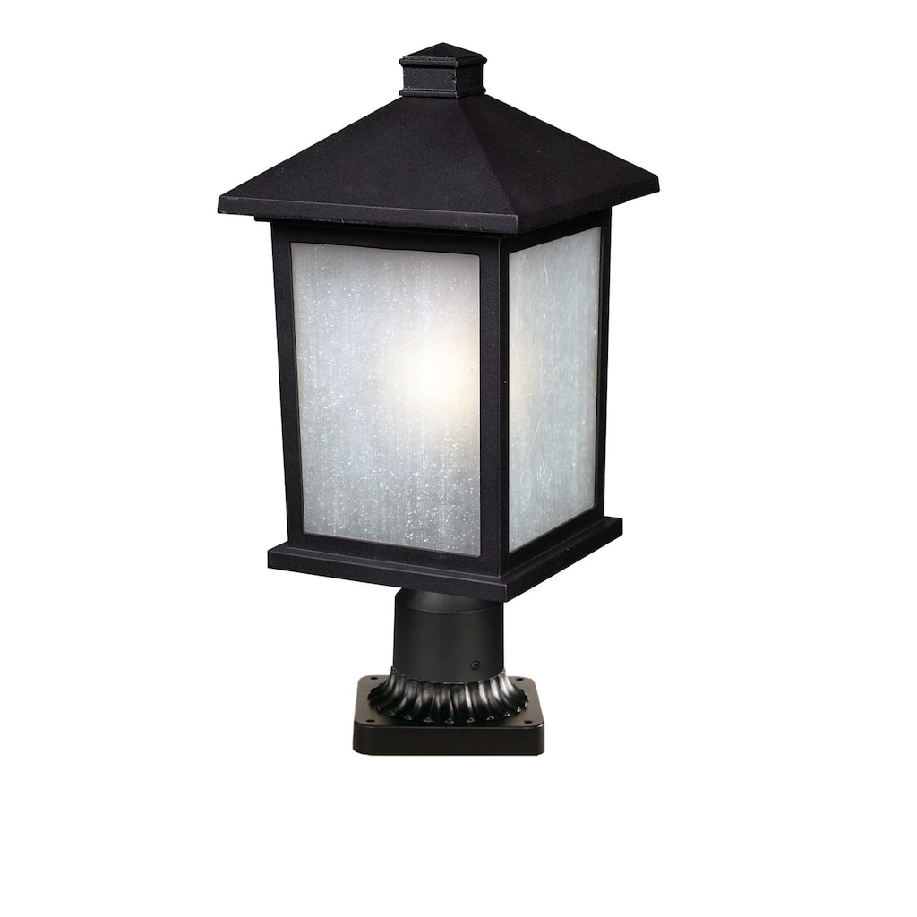 Z-Lite Holbrook 22" Tall 1 Light Outdoor Pier Mount Light with Seedy