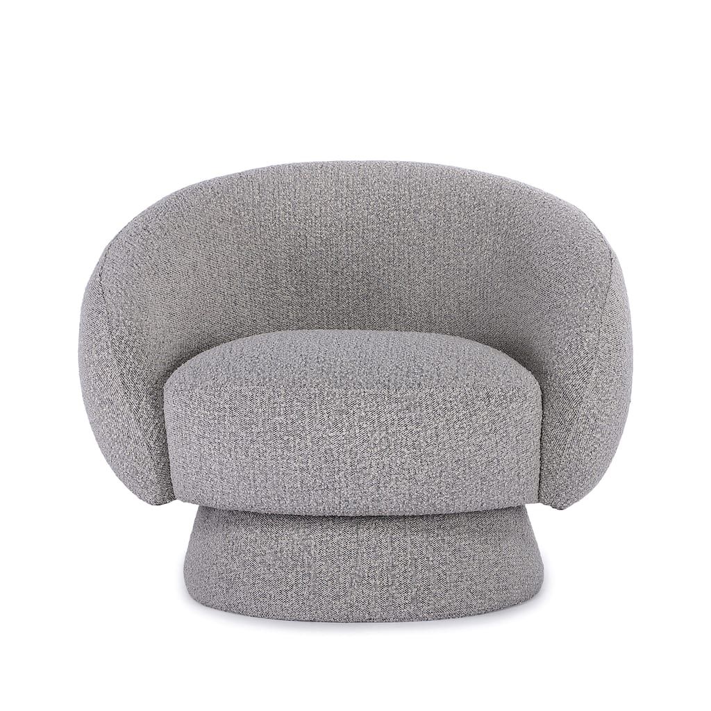 Bouclé Fabric Upholstered Chair