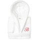 preview thumbnail 33 of 78, Sweet Kids 100% Polyester SUPER PLUSH Double Brushed Hooded Bathrobe with Pink Script Monogram B - Large