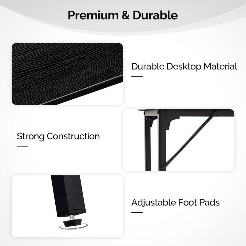 43'' Counter Height Bar Table Rectangular Pub Table Sofa Table - N/A