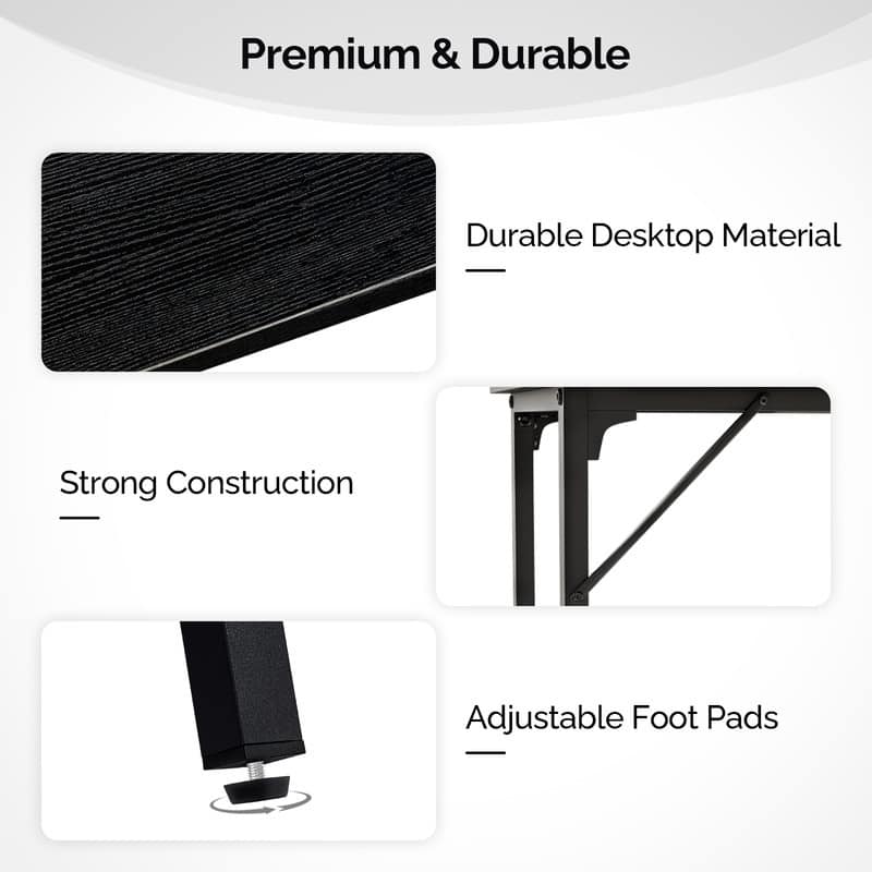 71'' Counter Height Bar Dining Table with Metal Frame , Pub Sofa Table for Kitchen and Living Room