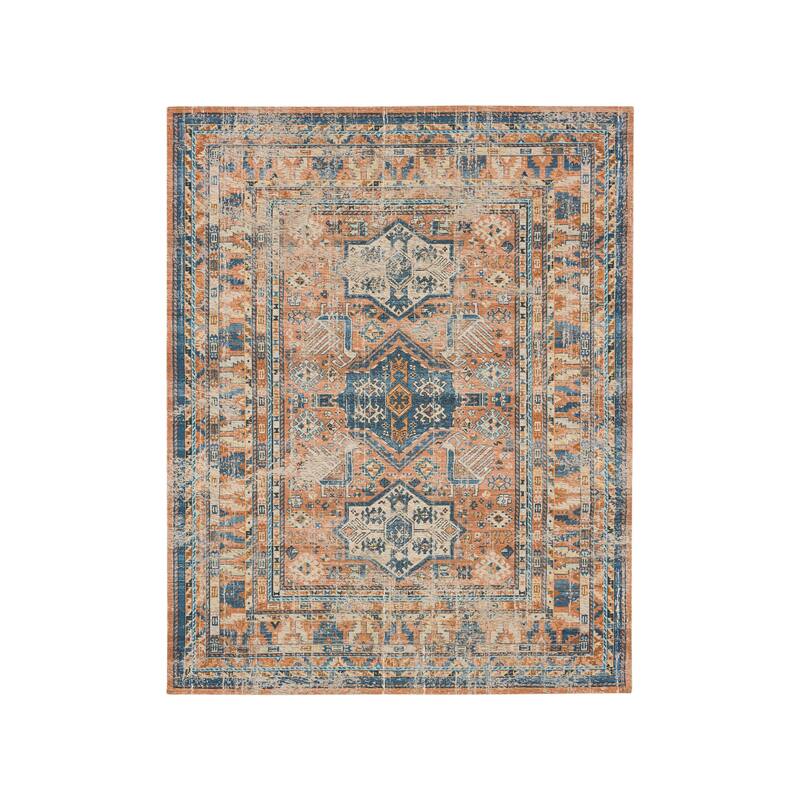Karastan Zula Haykota Area Rug - 5' x 8' - Orange - Rectangle