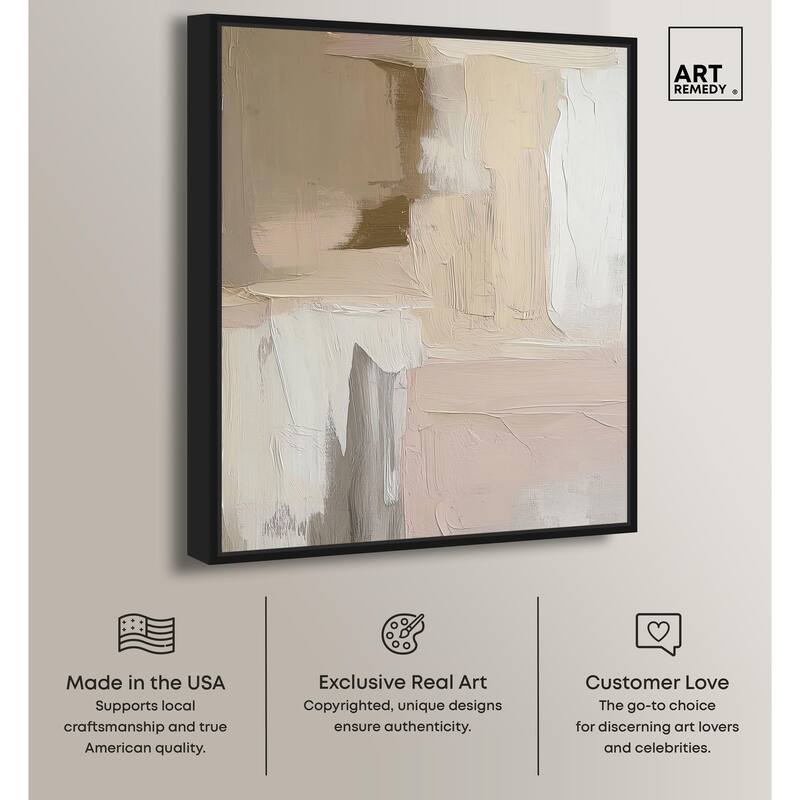 Subtle Earth Tones II Canvas by Art Remedy