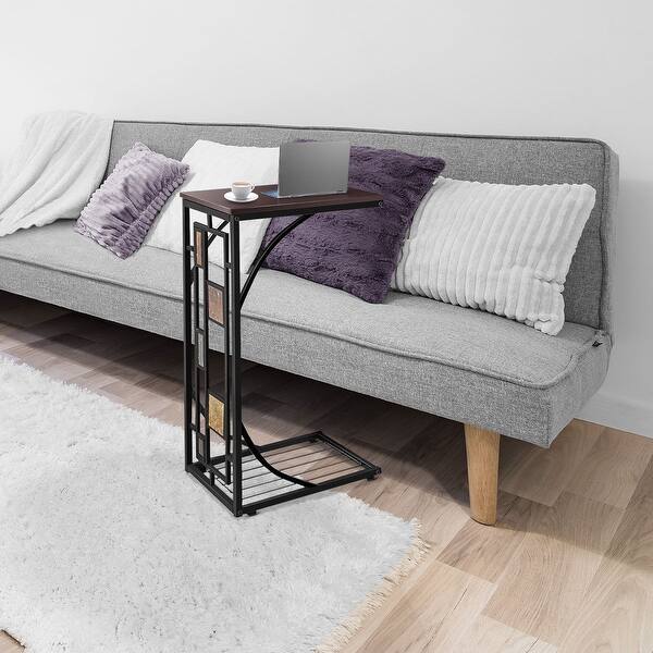 Costway Coffee Tray Side Sofa Table Ottoman Couch Room
