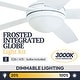 preview thumbnail 7 of 30, Copper Grove Mills 52-inch Modern White LED Ceiling Fan with Remote
