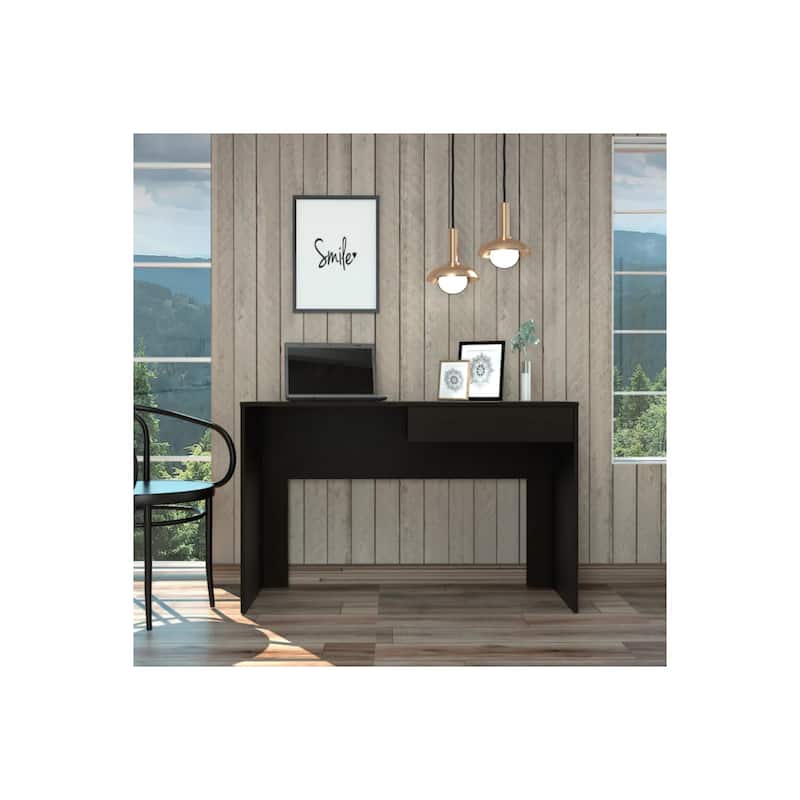 Baku Desk - Black Wengue Finish - Modern Computer Writing Table