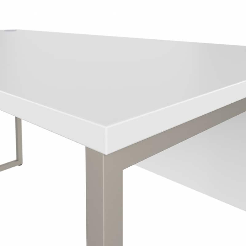 Hybrid 60W x 30D L Shaped Table Desk by Bush Business Furniture