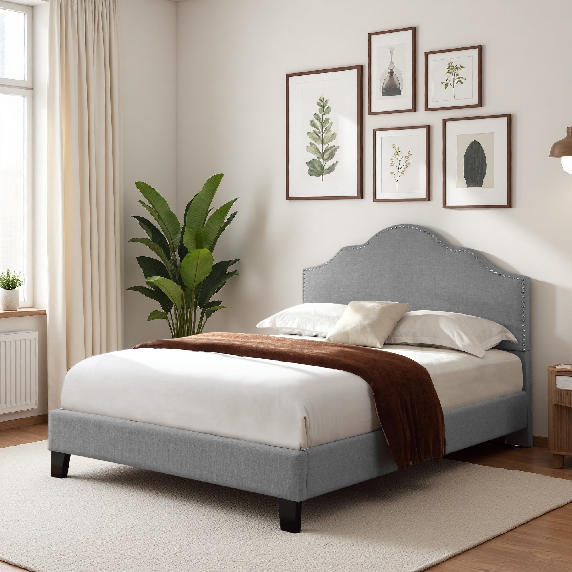 Upholstered Platform Bed
