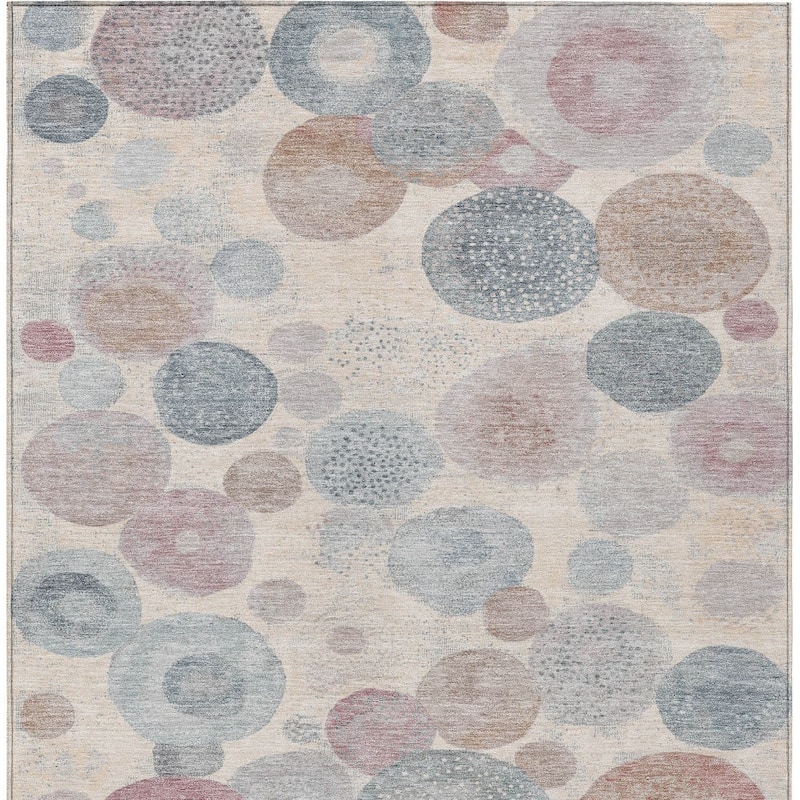 HomeRoots Geometric Transitional Rectangle Outdoor Rug