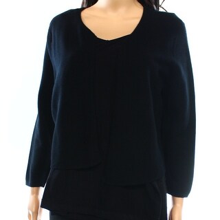 Beth Bowley Belted Shawl Collar Ribbed Sweater Jacket - Free Shipping ...