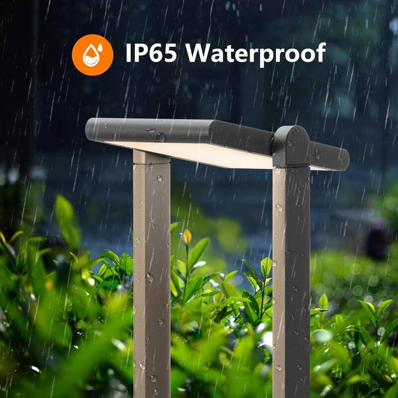 Dusk to Dawn Solar Outdoor Landscape Path Light Exterior Motion Sensor Lights IP65 Waterproof Energy-Saving Lantern