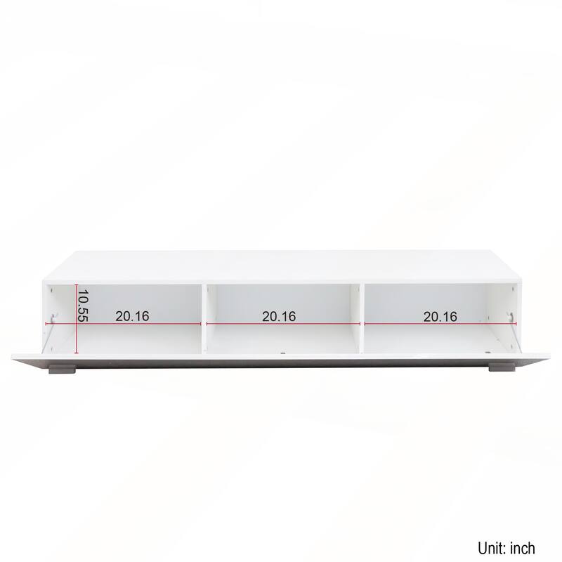 Modern Entertainment Center with Storage Media Console