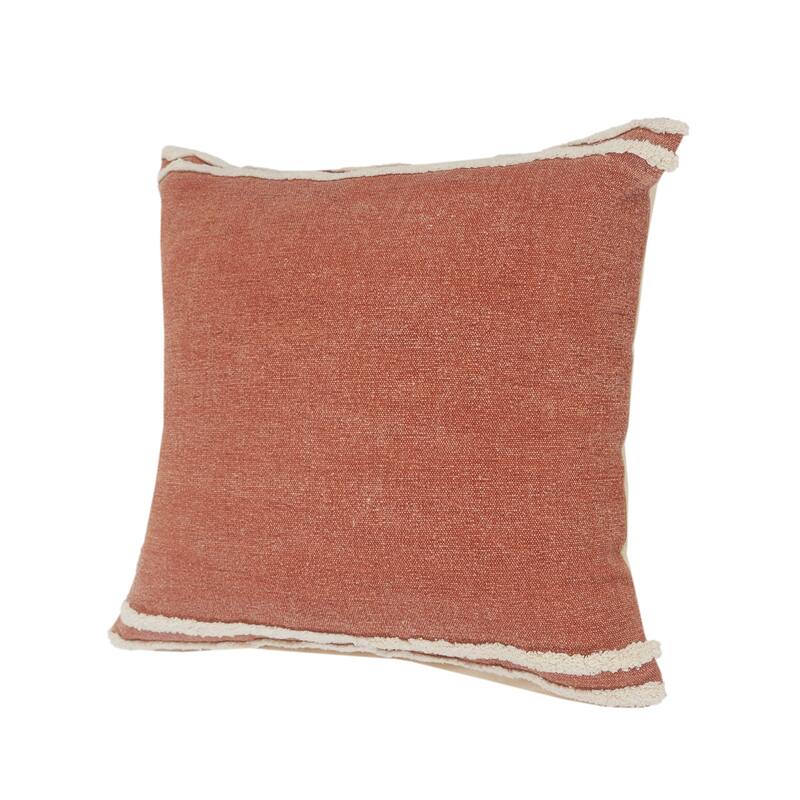 Sevita Soft Striped Cinnamon Throw Pillow
