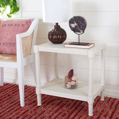 SAFAVIEH Metije Rectangle Accent Table - 22" W x 15.8" L x 22.8" H - 22Wx16Dx23H