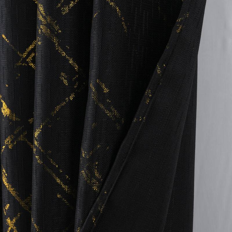 Soho Foil Print Window Curtain 90"