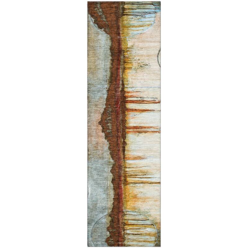 Premium Washable Super Soft Contemporary Melt Mayfield Rug