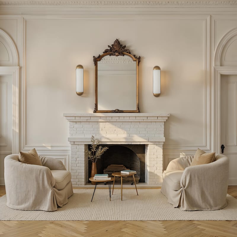 Renwil Amici 5.0" Height Wall Sconces, Milk White