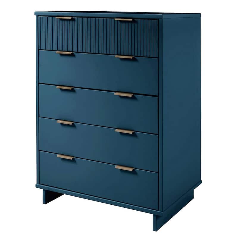 Manhattan Comfort Granville 45.27" Modern Tall 5 Drawer Dresser