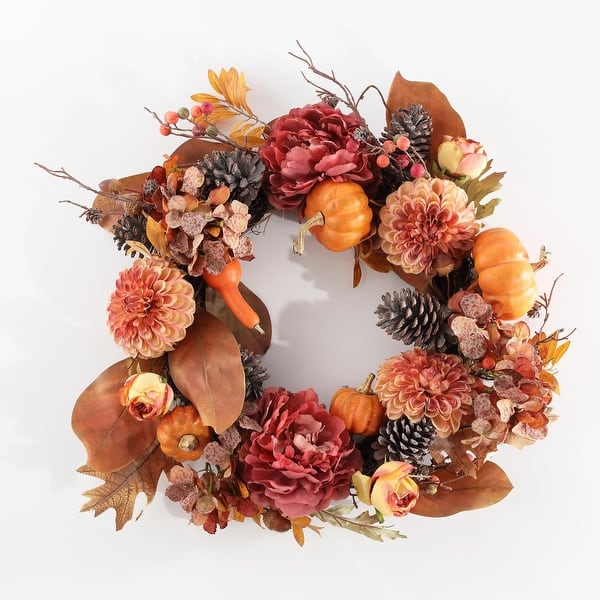 Fall Foliage Wreath (28")