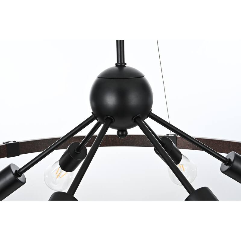 Elegant Lighting LD746D32 Thora 6 Light 32" Wide Suspension Pendant