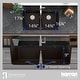 preview thumbnail 15 of 64, Karran Undermount Quartz 33 in. 50/50 Double Bowl Kitchen Sink Kit