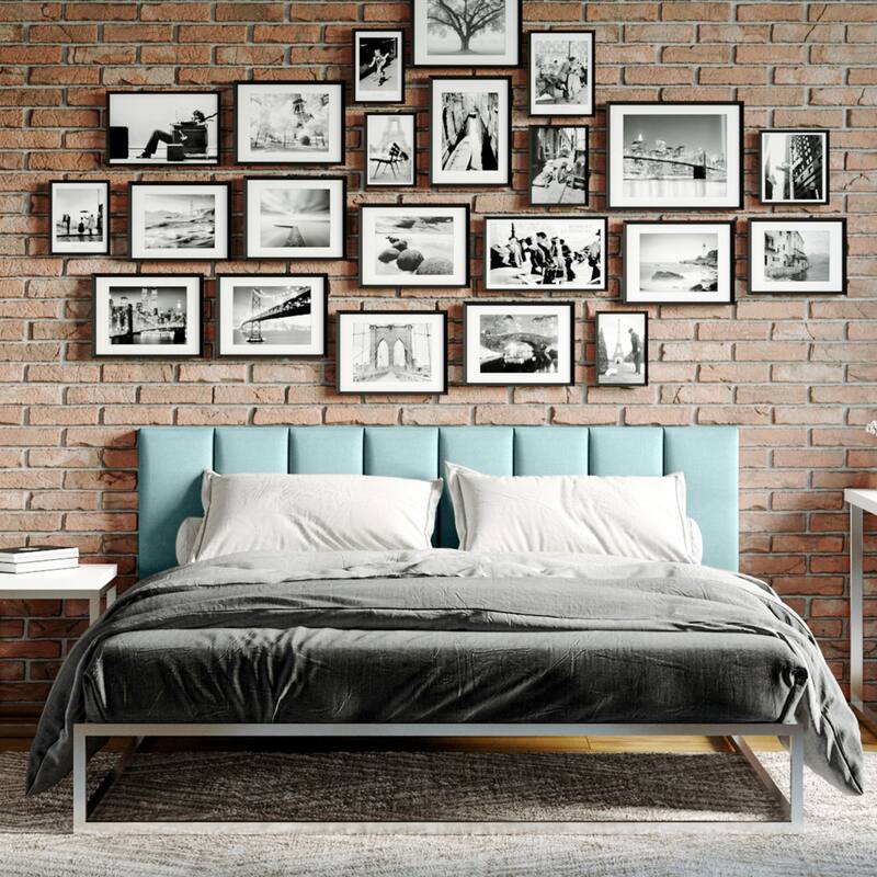 Jaxx Panelist Modern Padded Headboard - Set of 4 Wall Mounted Panels