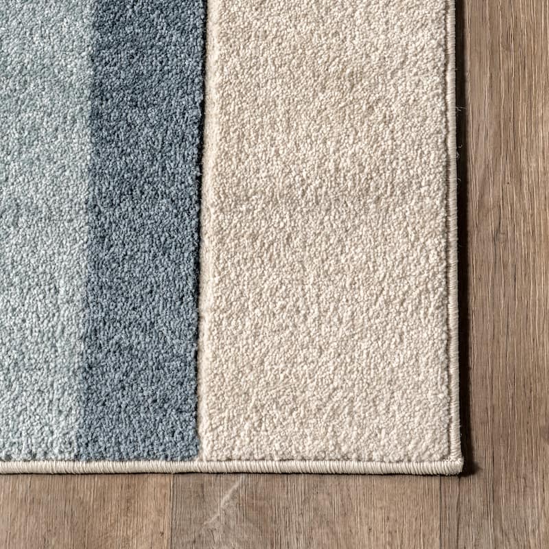 Nuloom Jerri Double Half Rainbow Kids Area Rug