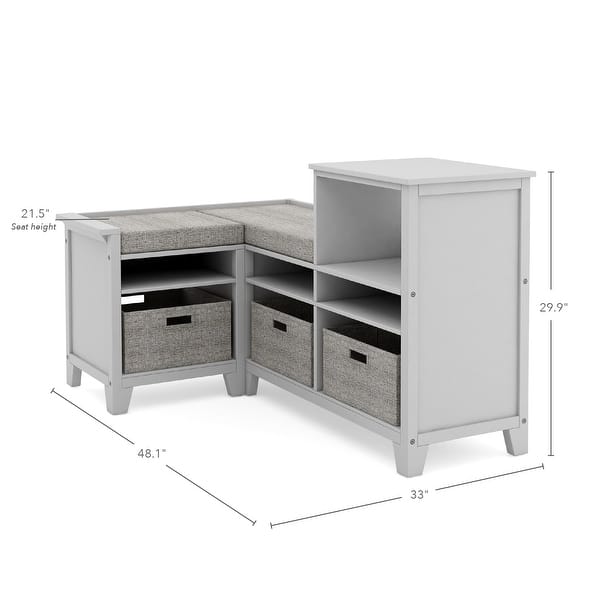 dimension image slide 0 of 3, Martha Stewart Living and Learning Collection Kids' Corner Nook