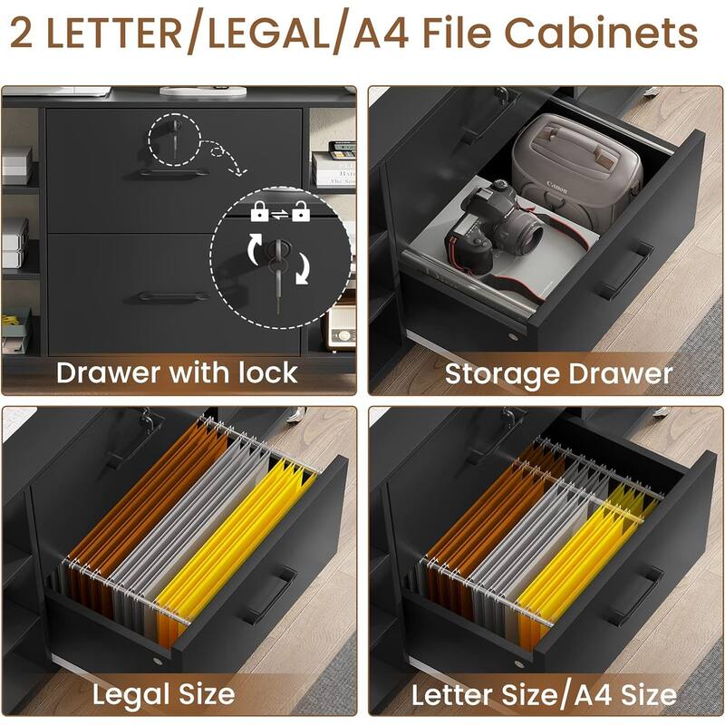 File Cabinet Legal Letter, A4 Size Drawers Mobile Filing Cabinet