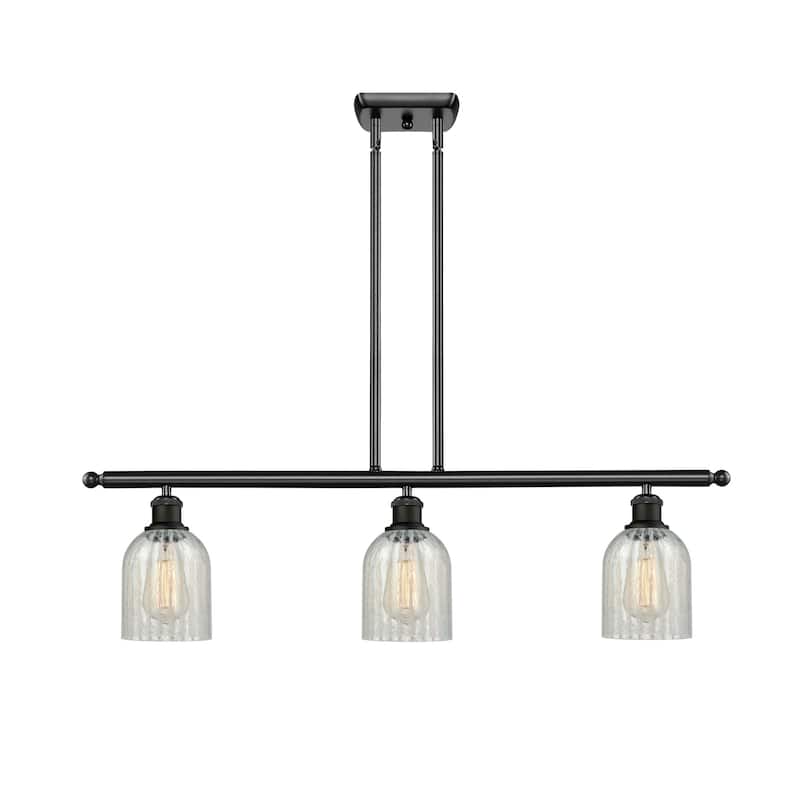 Innovations Lighting Caledonia 3 Light 36" Wide Linear Chandelier
