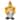 Hand-Painted Outdoor Bumblebee Garden Gnome Statue - NO SIZE
