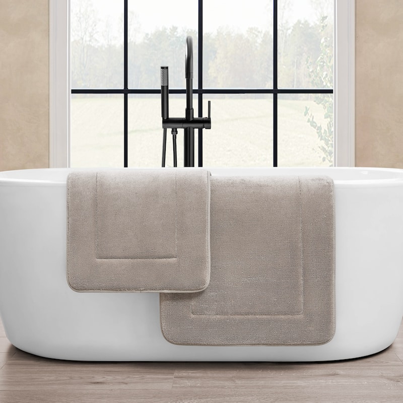Oliver Brown Terry Memory Foam Bath Mat
