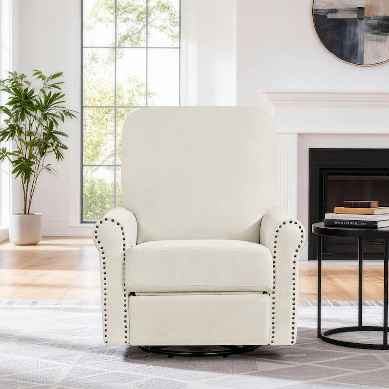 Heido 360 Degree Swivel Glider Manual Recliner Leisure Sofa Chair