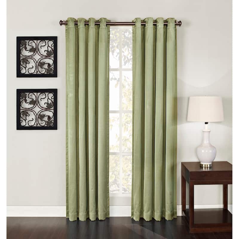 Ashton Grommet Top Room Darkening Single Window Curtain Panel