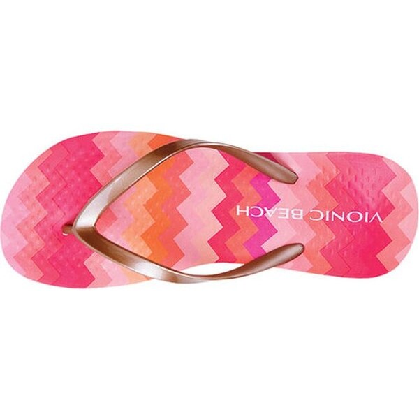 vionic pink flip flops