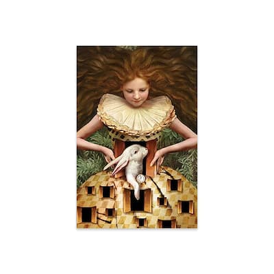 Hello Alice Print On Acrylic Glass by Catrin Welz-Stein