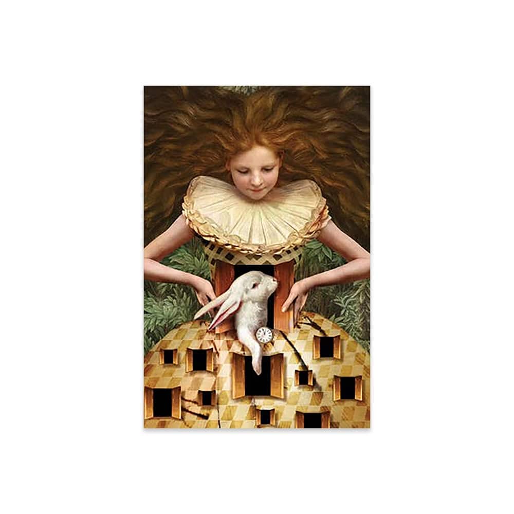 Hello Alice Print On Acrylic Glass by Catrin Welz-Stein