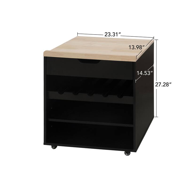 Tall Kitchen Pantry Storage Cabinet, Buffet Cabinet Sideboard Coffee Bar Cabinet with Kitchen Cart & Microwave Stand