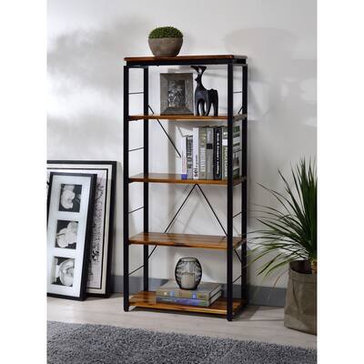 Global Pronex Jurgen Bookshelf, Oak & Black