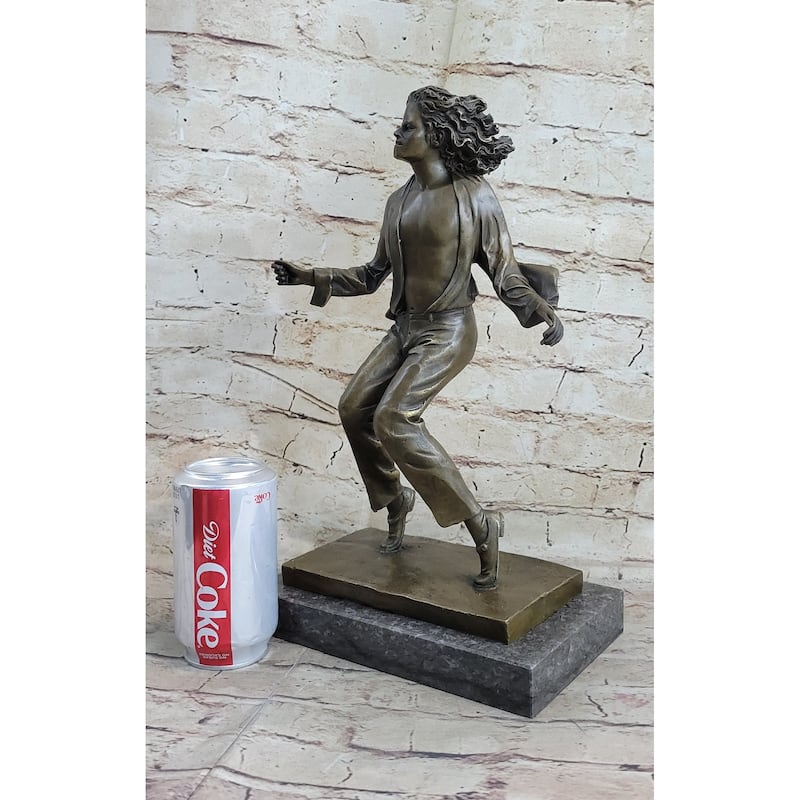 Michael Jackson On His Toes Bronze Sculpture Statue Figure Collectible Dancer