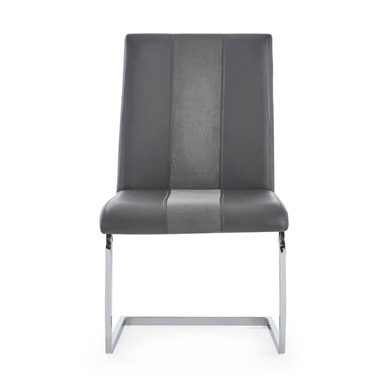 FABRIC GREY DINING CHAIRS (KIT of 4)