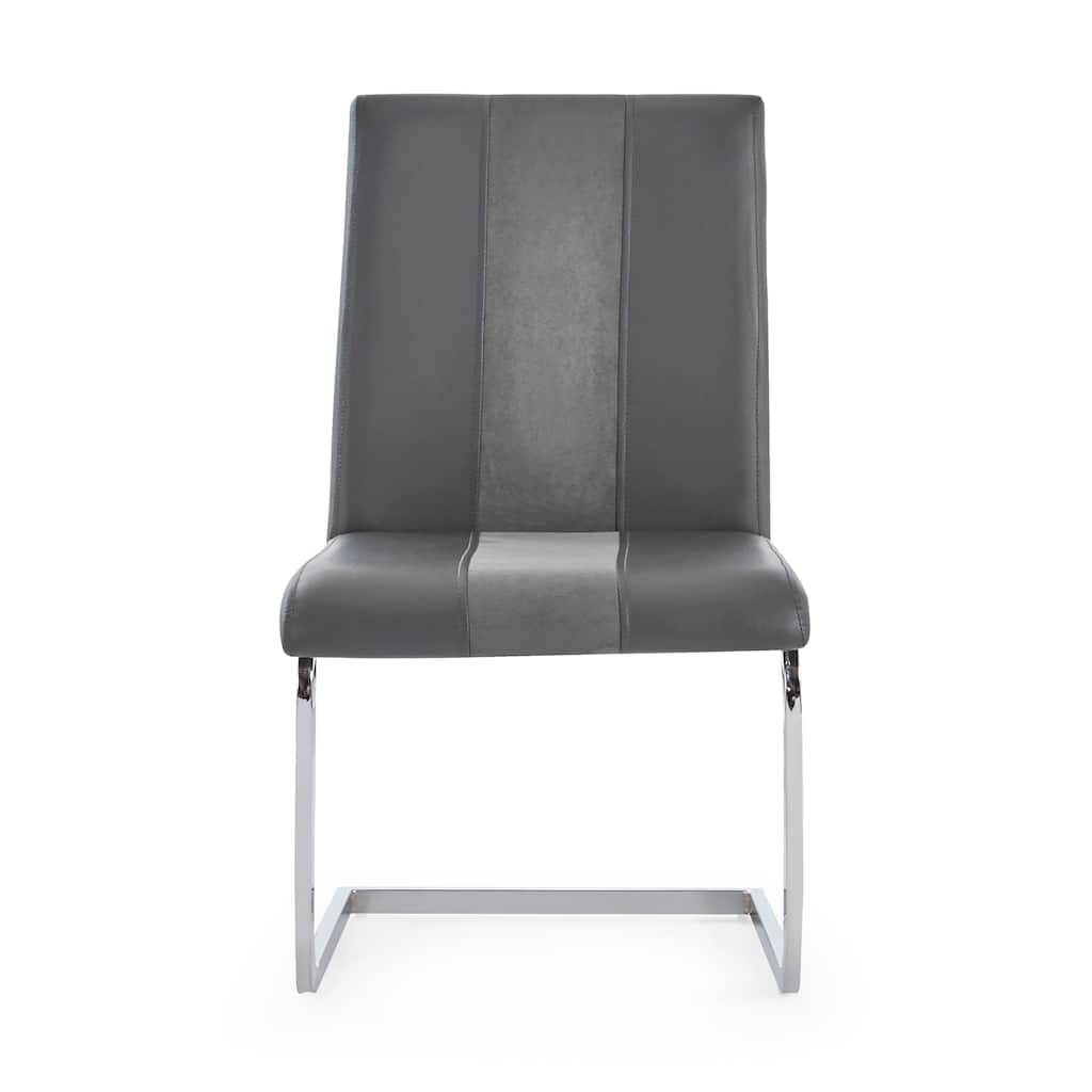 FABRIC GREY DINING CHAIRS (KIT of 4)