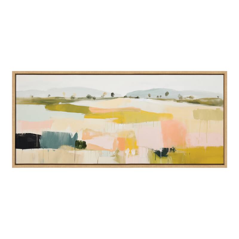 Kate and Laurel Sylvie Quaint Vista I Framed Canvas by Amy Lighthall