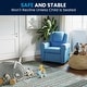 preview thumbnail 120 of 189, Contemporary Kids Recliner with Cup Holder and Headrest - 24"W x 21.5" - 36.5"D x 27"H