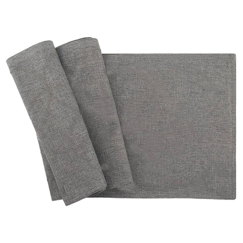 Sparkles Home Plain Table Runner - Gray