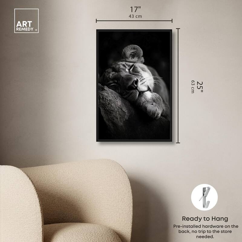 Resting Predator Canvas by Art Remedy