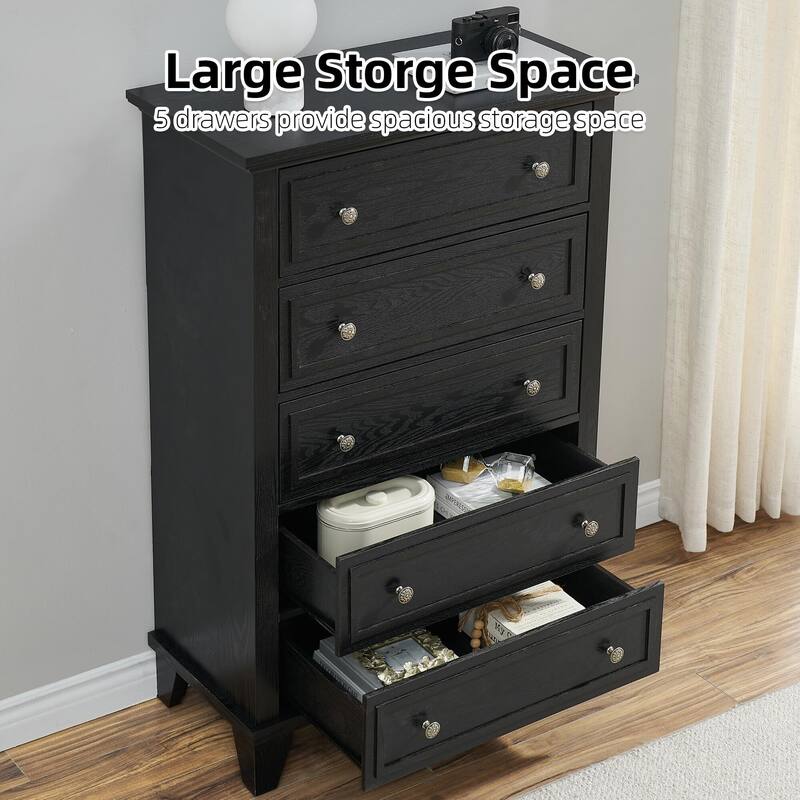 5 Drawer Dresser for Bedroom