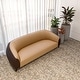 preview thumbnail 13 of 13, Opula Modern 3 Seater Vegan Leather Sofa Armchair in Solid Wood Frame with High Density Foam Cushions and Metal Legs Couch
