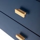 preview thumbnail 14 of 14, Painted Wood Storage Nightstand with Brass Accents by East at Main